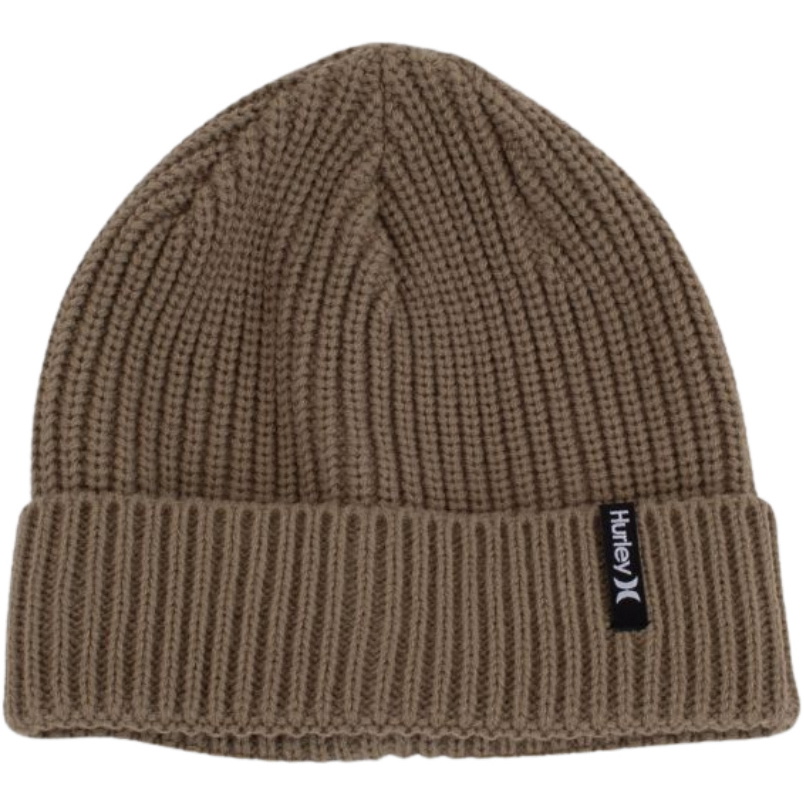 2025 Hurley Mens Max Cuff 2.0 Beanie HNCM0001 - Faded Olive